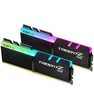 G.Skill Trident Z RGB 16GB (8GBx2) DDR4 3600MHz (F4-3600C19D-16GTZRB) Desktop RAM (Pre-owned)