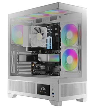 Gaming Desktop PC (Pre-owned) Mid Tower With Intel Core i7 14700k, 64GB DDR5 RAM, RTX 4060 Ti GPU 16GB, 2TB NVMe SSD