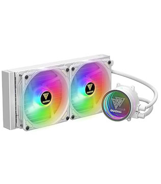 GAMDIAS CHIONE M3-240W 240MM ARGB LIQUID COOLER (White) (Pre-owned)