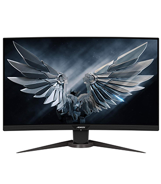 GIGABYTE AORUS 27 Inch CV27F LED Gaming Monitor (Black) (Minor Dead Pixels) (Pre-owned)