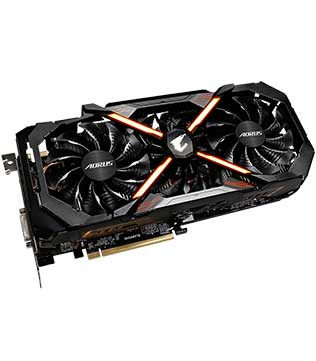 GIGABYTE AORUS GeForce GTX 1080 Ti Xtreme Edition 11G, 11GB, GDDR5X, Display Port 1.4, 352-bit (rev. 1.0) (GV-N108TAORUS X-11GD) Graphics Card (Pre-owned)