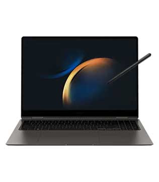 SAMSUNG Galaxy Book3 Pro 360, 16 Inches, 13th Gen Intel Core i7-1360P 2.20 GHz, 16 GB RAM, 1 TB NVME SSD, Intel Iris Xe Graphics, Graphite Laptop (Pre-owned)