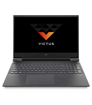HP VICTUS 16 E0078AX, 15.6 Inches, AMD Ryzen 7 5800H with Radeon Graphics @3.20 GHz, 16 GB RAM, 512 GB NVME SSD, NVIDIA GeForce RTX 3050 Ti, Graphite Laptop (Minor Wear and Tear) (Pre-owned)