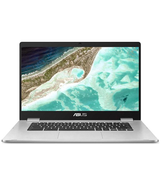 ASUS ChromeBook C523NA-BR0476, 15.6 Inches, Intel Celeron N3350 1.10 GHz (2 threads, 2.40GHz), 4 GB RAM , 64 GB eMMC, Intel HD Graphics 500, Silver Laptop (Pre-owned)