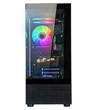 Desktop PC (Pre-owned) Mid Tower With AMD Ryzen 5 3600, 16GB DDR4 RAM, 500GB SSD