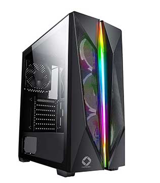 Gaming Desktop PC (Pre-owned) Mid Tower with AMD Ryzen 5 4500, 16GB DDR4 RAM, GTX 1660 GPU 6GB, 500GB SSD