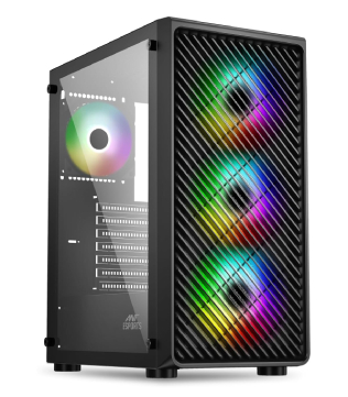 Desktop PC (Pre-owned) Mid Tower With AMD Ryzen 5 3600 CPU, 16GB DDR4 RAM, 480GB SSD, 1TB HDD