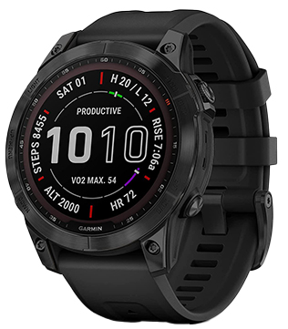 Garmin Fenix 7 Pro Sapphire Solar GPS (Black) (Pre-owned)