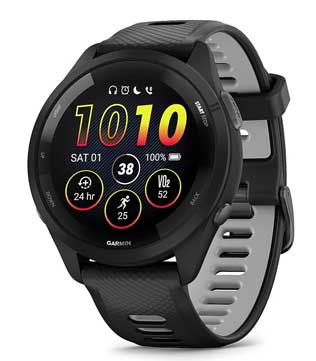 Garmin Forerunner 265 Music GPS Running Smartwatch (Pre-owned)
