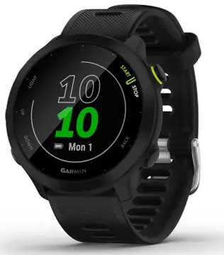 Garmin Forerunner 55 Smart Watch (Black) (Pre-owned)