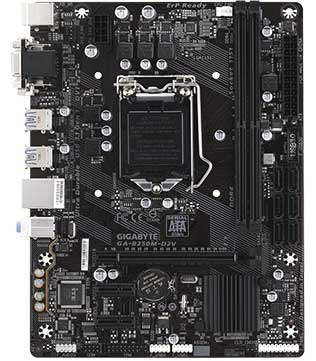 Gigabyte GA-B250M-D2V (rev.1.0) Motherboard (Pre-owned)