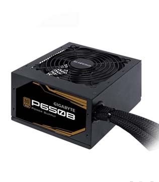 Gigabyte 650 Watt 80 Plus Bronze (GP-P650B) Power Supply