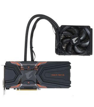 Gigabyte AORUS GeForce GTX 1080 TI Waterforce Xtreme Edition 11GB GDDR5X (GV-N108TAORUSX W-11GD) Graphics Card (Pre-owned)