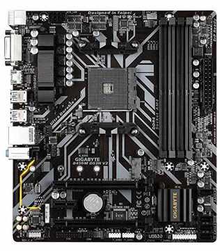 Gigabyte B450M DS3H Motherboard (Without I/O Shield) (Pre-owned)
