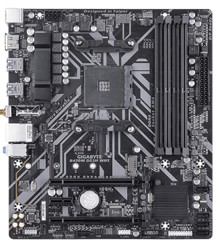 Gigabyte B450M DS3H Wifi (Without I/O Shield) Motherboard (Pre-owned)