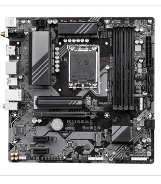 Gigabyte B760M DS3H AX DDR5 Wi-Fi Motherboard (Pre-owned)