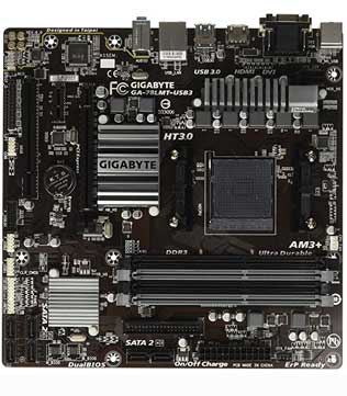 Gigabyte GA-78LMT Motherboard (Pre-owned)