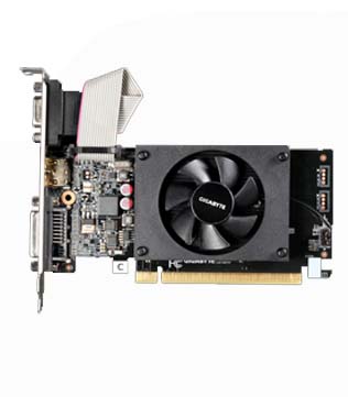 Gigabyte GeForce GT 710 2GB (GV-N710D3-2GL) Graphics Card (Only Low Profile Bracket) (Pre-owned)
