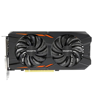 Gigabyte GeForce GTX 1050 Ti Windforce OC 4GB (GV-N105TWF2OC-4GD) Graphics Card (Pre-owned)
