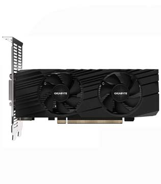 Gigabyte GeForce GTX 1650 D6 OC Low Profile 4GB (GV-N1656OC-4GL) Graphics Card (Pre-owned)