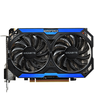 Gigabyte GeForce GTX 960 2GB GDDR5 (GV-N960WF2CN-2GD) Graphics Card (Pre-owned)