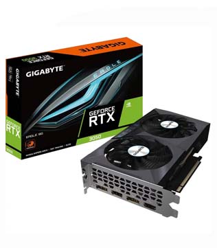 Gigabyte GeForce RTX 3050 EAGLE OC 8G 8GB (GV-N3050EAGLE OC-8GD) Graphics Card (Pre-owned)
