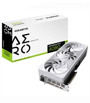 Gigabyte GeForce RTX 4080 16GB AERO OC (GV-N4080AERO OC-16GD) Graphics Card