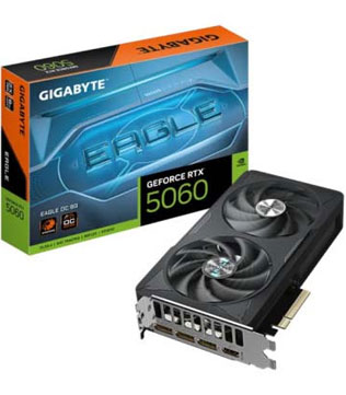 Gigabyte GeForce RTX 5060 Eagle OC 8GB GDDR7 (GV-N5060EAGLE OC-8GD) Graphic Card