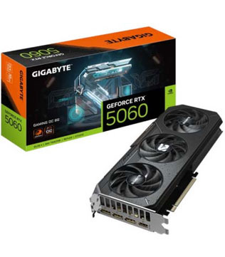 Gigabyte GeForce RTX 5060 Gaming OC 8GB GDDR7 (GV-N5060GAMING OC-8GD) Graphic Card
