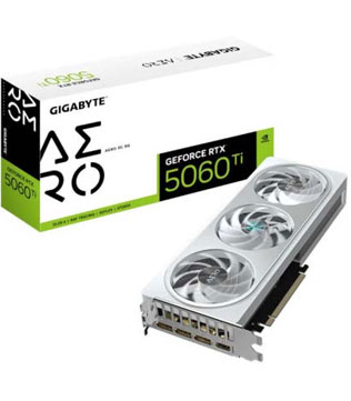 Gigabyte GeForce RTX 5060 Ti Aero OC 8GB GDDR7 (GV-N506TAERO OC-8GD) Graphics Card