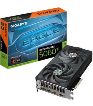 Gigabyte GeForce RTX 5060 Ti Eagle OC 8GB GDDR7 (GV-N506TEAGLE OC-8GD) Graphic Card