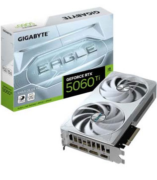 Gigabyte GeForce RTX 5060 Ti Eagle OC ICE 8GB GDDR7 (GV-N506TEAGLEOC ICE-8GD)Graphic Card