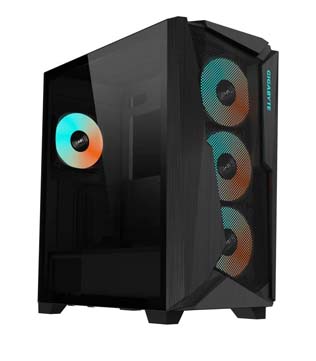 Gigabyte Glass ARGB (E-ATX) (GB-C301G) (Black) Mid Tower Cabinet