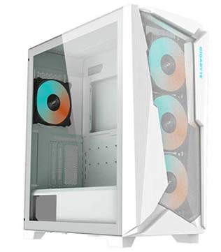 Gigabyte Glass ARGB (E-ATX) (GB-C301G) (White) Mid Tower Cabinet