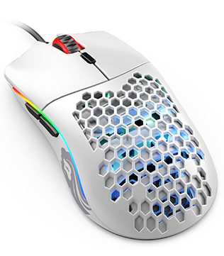 Glorious Model O (Minus) Ambidextrous Wired Gaming Mouse (Matte White) (Pre-owned)