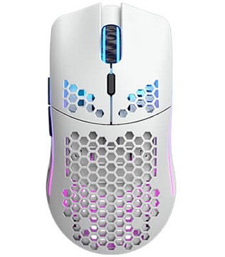 Glorious Model O (Minus) Ambidextrous Wireless Gaming Mouse (Matte White) (Pre-owned)