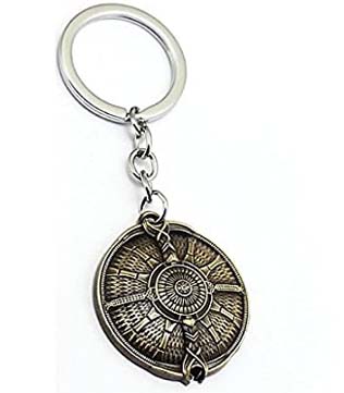 God of War 4 Keychain Kratos Guardian Shield Metal Keychain (Pre-owned)