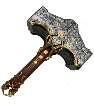 God of War Ragnarok 16 Inch Mjolnir Thor Hammer (Pre-owned)