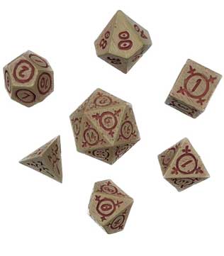 God of War Ragnarok Dwarven Dice Set (Pre-owned)