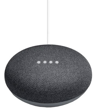 Google Home Mini (Minor Wear and Tear) (Charcoal) (Pre-owned)