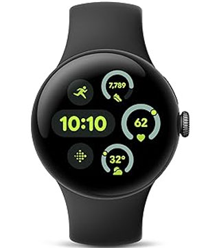 Google Pixel Watch 3 45mm Matte Black WiFi Only (Pre-owned)