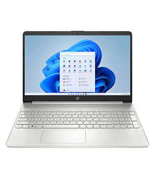 HP Laptop 15s-fr5009TU, 15.6 Inches, 12th Gen Intel(R) Core(TM) i3-1215U @ 1.20 GHz, 8 GB RAM, 512 GB NVME SSD, Intel (R) UHD Graphics, Silver Laptop (Minor Wear & Tear On Display) (Pre-owned)