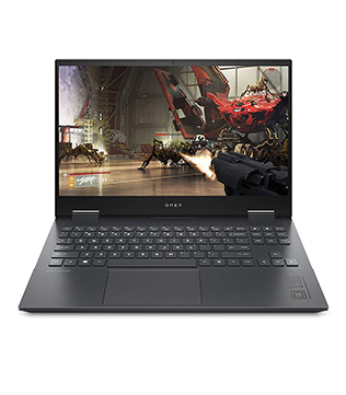 HP OMEN 15-en0001AX, 15.6 Inches, AMD Ryzen 5 4600H with Radeon Graphics @3.00 GHz, 16 GB RAM, 512 GB NVME SSD, NVIDIA GeForce GTX 1650 Ti, Mica Silver Laptop (Minor Wear & Tear) (Pre-owned)