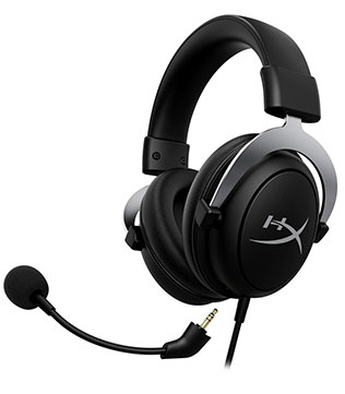 HyperX Cloud II Gaming Over Ear Wired Headset for Pc, Ps5/Ps4 With USB Audio Control Box (Silver) (Pre-owned)