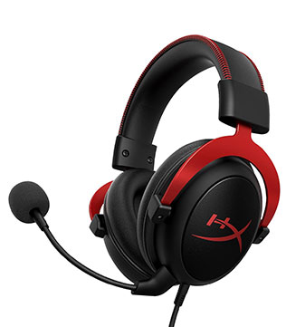 HyperX Cloud II Gaming Over Ear Wired Headset for Pc, Ps5/Ps4 With USB Audio Control Box (Red) (Pre-owned)
