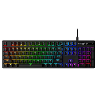 HyperX (HX- KB6RDX-US) Alloy Origins Mechanical USB Gaming Keyboard (Black) (Pre-owned)