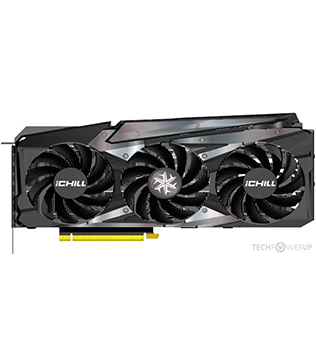 INNO3D ICHILL GeForce RTX 3080 X3 LHR 10GB (C30803-106XX-1810VA37H) Graphics Card (Pre-owned)