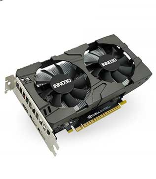 INNO3D Nvidia GeForce GTX 1630 Twin X2 OC 4GB GDDR6 (N16302-04D6X-1177VA25) Graphics Card (Pre-owned)