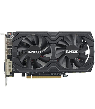 Inno3D NVIDIA GEFORCE GTX 1050 Ti 4GB GDDR5 (N105K-2DDV-M5CM Graphics Card) (Pre-owned)