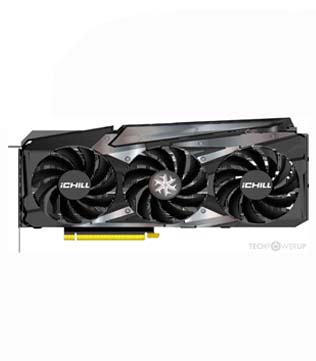 Inno3d RTX 3070 iCHILL X3 8GB (C30703-08D6X-1710VA38) Graphics Card (Pre-owned)